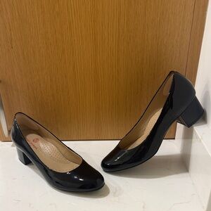 Marc Joseph Women’s Broad Street Pumps Black Patent Leather Sz 7.5 M